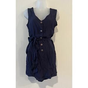 Women's Romper Navy Blue Size Medium Brand New